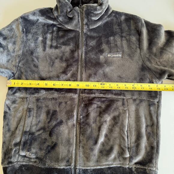 NWOT Columbia Fireside Full Zip Jacket Charcoal Dark Gray Athletic Women Size M - Picture 6 of 8
